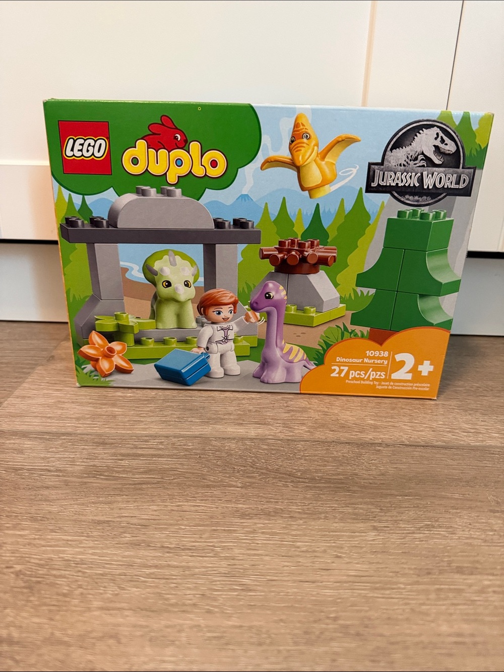 Brand New Lego Duplo Purple and Green Dinosaur Nursery Playset